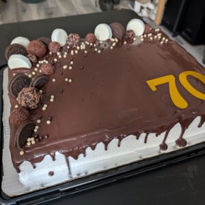 Pastel Media Plancha